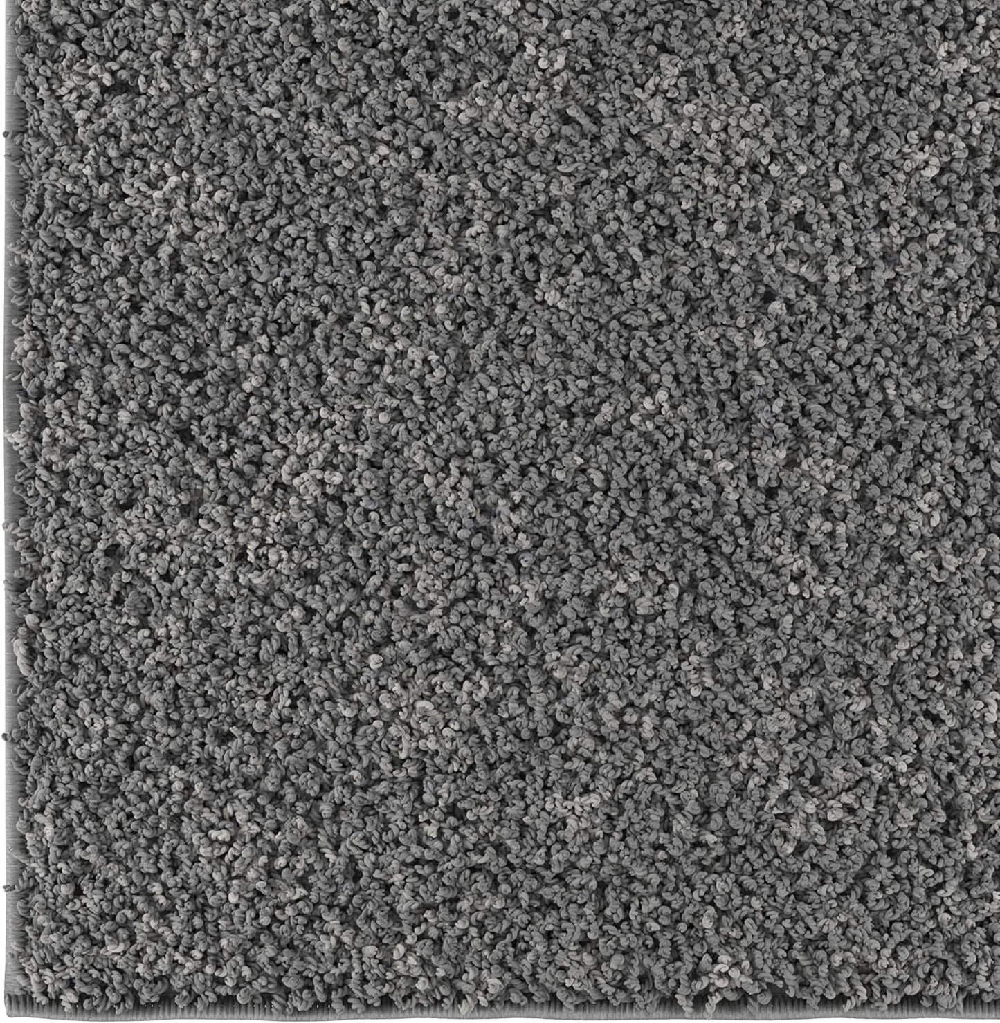 2' X 6' Shaggy Runner Rug - Plush & Cozy Non-Slip Carpet for Bedroom, Living Room, Bathroom & Entryway - Durable & High-Traffic Friendly for Hallways & Dorms, Gray