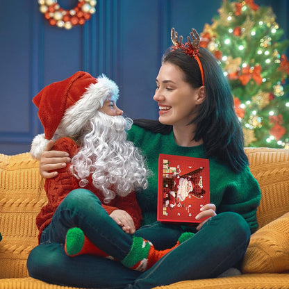 Charm Bracelet Advent Calendar 2025 DIY Bracelet Making Kit 24 Days Christmas Countdown Calendar for Girl Kids Teens