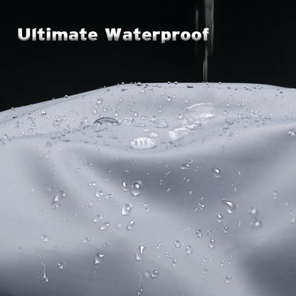 Fabric Shower Curtain Liner, Gray Shower Curtain Liner with 2 Magnets, 70 X 72 Inches, Cloth Shower Liner Waterproof Polyester, 85GSM, Easy Installation, Machine Washable, Blue Gray