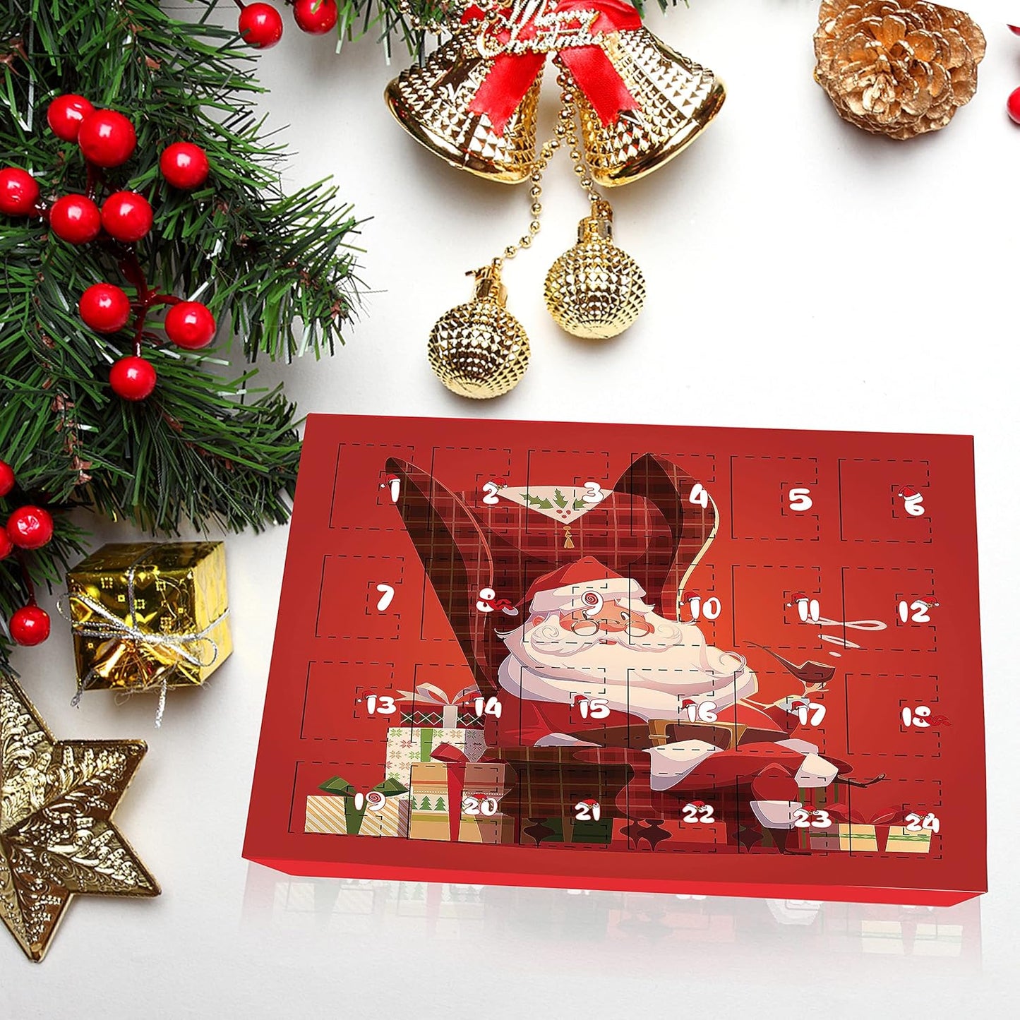 Charm Bracelet Advent Calendar 2025 DIY Bracelet Making Kit 24 Days Christmas Countdown Calendar for Girl Kids Teens