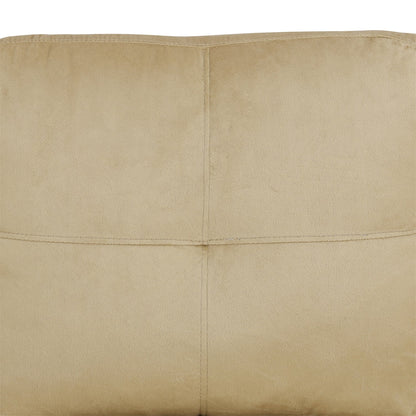 Flannel 4-Seat Couch Sofa Set, L Shaped Couch Living Room Sofa Set, Sectional Sofa for Home, Apartment, Dorm, Beige(Without Ottoman)